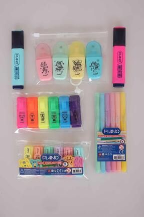 gaman Mini Fosforlu Yıldız Şeklinde Renkli Öğrenci Işaretleme Kalemi 4  Pakt( 24 Adet) Fiyatı, Yorumları - Trendyol