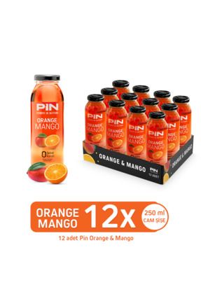 Orange Mango Tropikal Beyaz Çay- Şekersiz & Kalorisiz 250 ml X 12 Adet