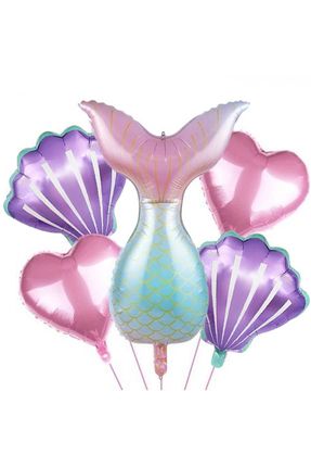 Deniz Kızı Folyo Balon Seti 5 Li