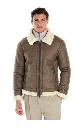 Guess Shearling Erkek Mont Fiyat Yorumlar Trendyol