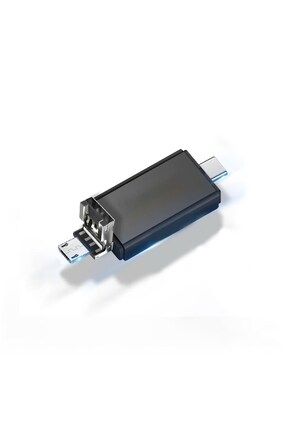 Micro SD Kart Okuyucu Type C to USB 3.0 Çevirici OTG Hafıza Kartı Okuyucu Adaptör Micro SD Card