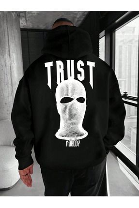 Unisex Trust Yazılı Sweatshirt