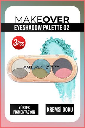 Makeover Eyeshadow Palette 3pcs No02