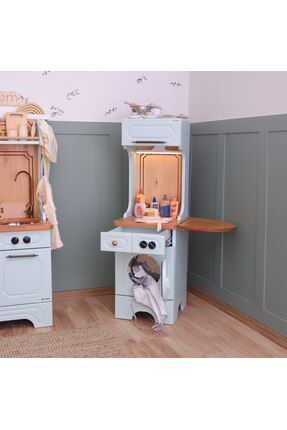 Toddler kitchen set wooden on sale