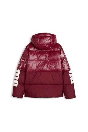 Puma Power Hooded Kad n Bordo Kap onlu Mont