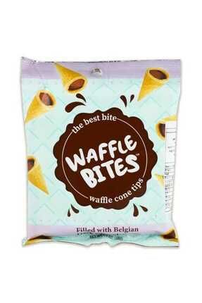 Waffle Bıtes Bitter Çikolatalı Kornet 48 Gr. (1 Paket)