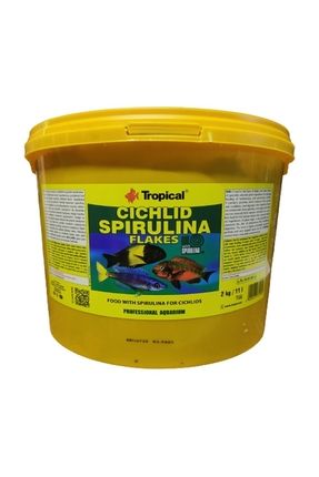 Cichlid Spirulina Flakes Pul Yem 100 gr