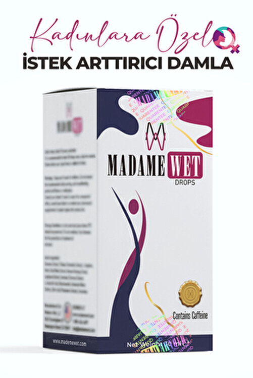 Madame Wet Kadınlara Özel Libido Yükseltici Damla Women Drops 30ml M50 Azdırıcı, Bayan Damla Y50