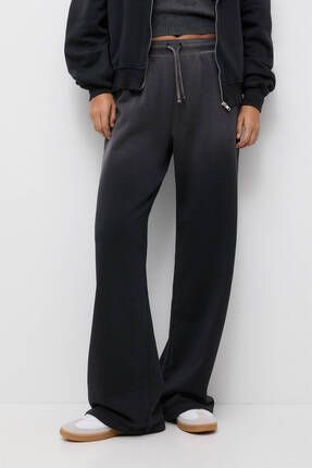 Pull and bear track pants sales