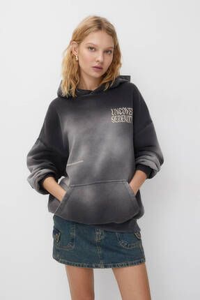 Forever hungry sweatshirt sale trendyol