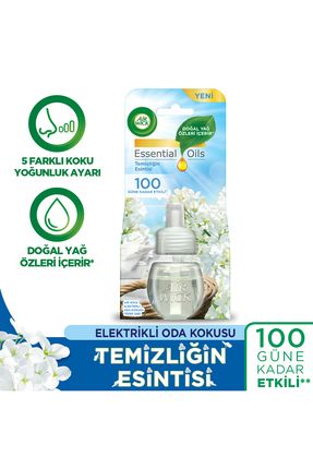 Elektrikli Oda Kokusu Yedek Şişe Temizliğin Esintisi - Esansiyel Yağlar Içerir*