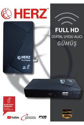 Gümüş Full HD Dijital Uydu Alıcısı