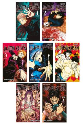 Jujutsu Kaisen 1-2-3-4-5-6-7. Ciltler Manga Seti + Matematik Öğreten Ayraç
