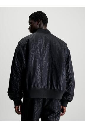 Calvin klein logo bomber jacket 2025
