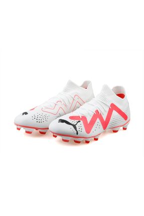 Future Match Fg/Ag Erkek Futbol Ayakkabısı Çim Zemin Kramponu Beyaz