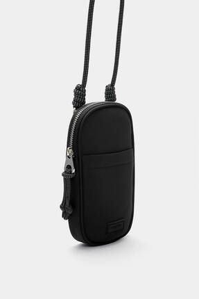 Naylon görünümlü telefon çantası