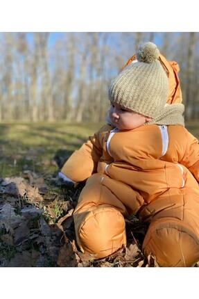 Yenidoğan Bebek Kışlık Şişme Mont Astronot Tulum