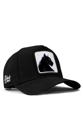 V1 Baseball Panter - 1bs Kod Logolu Unisex Siyah Şapka (CAP)