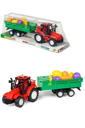 Oyuncak Traktör, Hayvanlı, Meyveli, Biçerdöver pulluklu, Yumurtalı Horozlu, Emekleme Oyuncağı