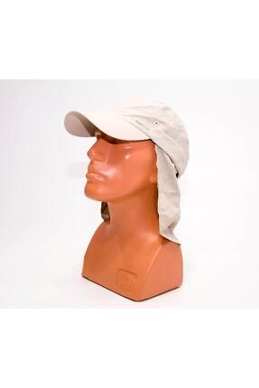Outdoor Trekking UV Korumalı Ense Koruyuculu Şapka - Gri Forclaz Meridyendukkan