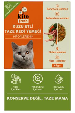 Fresh Kuzu Etli Kedi Yemeği 85 gr