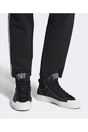 adidas Nizza Hi Rf Unisex G nl k Ayakkab Sneaker Siyah Fiyat