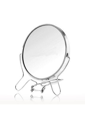 Çift Taraflı Büyüteçli Makyaj Aynası 6 Inç Masa Üstü Aynası 15cm