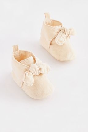 Baby Krem Yumuşak Taban Bebek Ayakkabısı