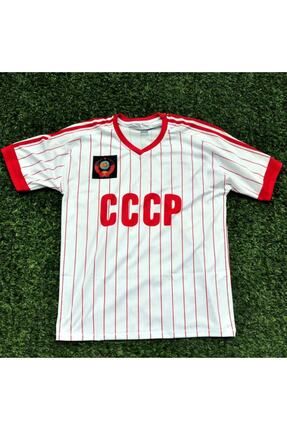 Cccp Eski Sovyetler Birliği Forması (cio Baba) Beyaz Retro