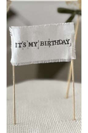 Doğum Günü Pasta Süsü (kumaş) - it’s my birthday