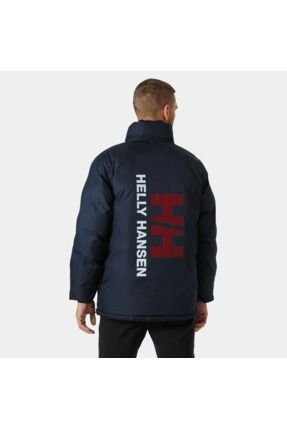 Helly Hansen Yu 23 Reversible Puffer Erkek Lacivert Dik Yaka Mont