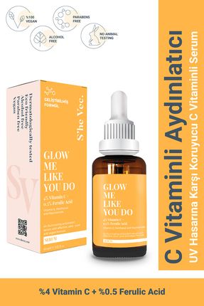 GLOW ME LIKE YOU DO - Aydınlatıcı ve Cilt Tonu Eşitleyici Leke Karşıtı C Vitamini Serum (30 ml)