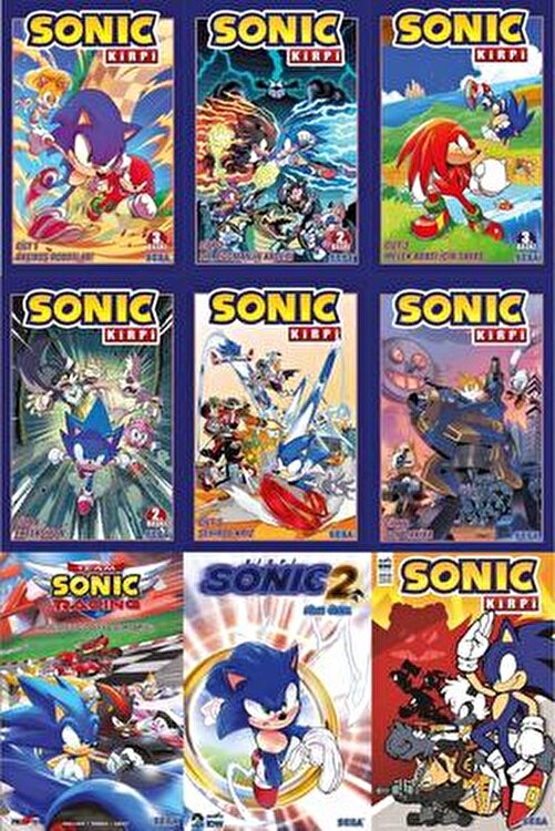 Kirpi Sonic - Cilt 1-6 / 3 Fasikül Set