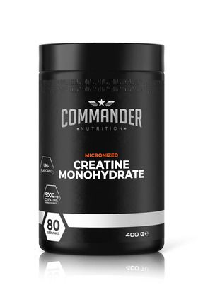 Creatine Monohydrate 400g - 80 Servis - 200 Mesh Micronized - Aromasız