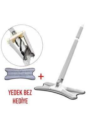 X Mop Yer ve Duvar Silme Mop Kendinden Sıkmalı + Yedek Bez Hediyeli