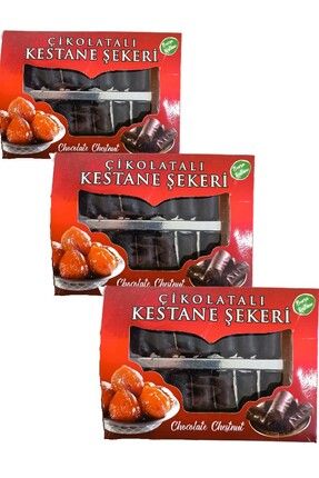 Çikolatalı Kestane Şekeri 250 Gr 3 Paket