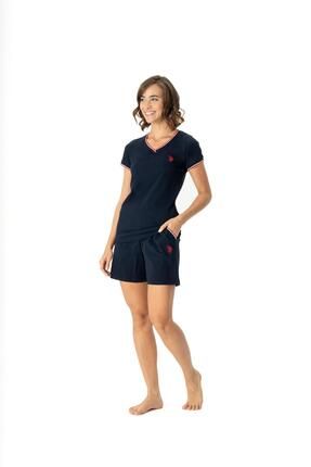 U.S. Polo Assn. U.S. Polo Assn. Kad n Gri Melanj V Yaka T Shirt Cepli ort Tak m Fiyat Yorumlar Trendyol