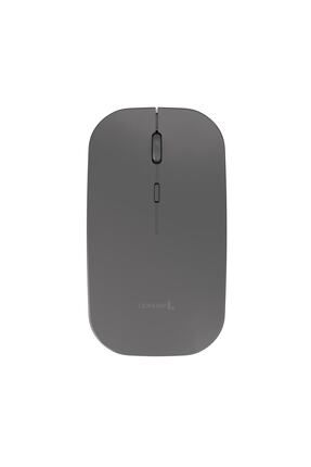 Le101 Hibrit Bluetooth & Wireless Şarj Edilebilir Kablosuz Mouse - Koyu Gri