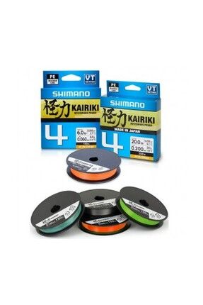 Shimano Kairiki 4, 150m Multi Color - 0.10mm 6.8kg