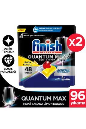 Quantum Max 96 Kapsül Bulaşık Makinesi Deterjanı Tableti Limon (48X2)