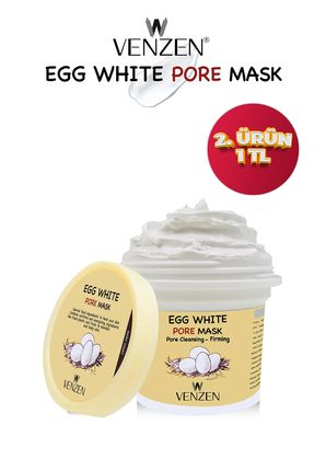 Egg White Yumurta Akı Maskesi-peeling,siyah Nokta,akne Temizleme,gözenek Sıkılaştırıcı (125g)
