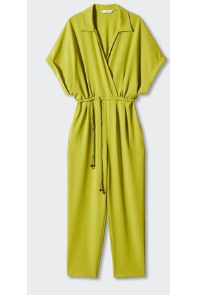 Yellow deals jumpsuit mango