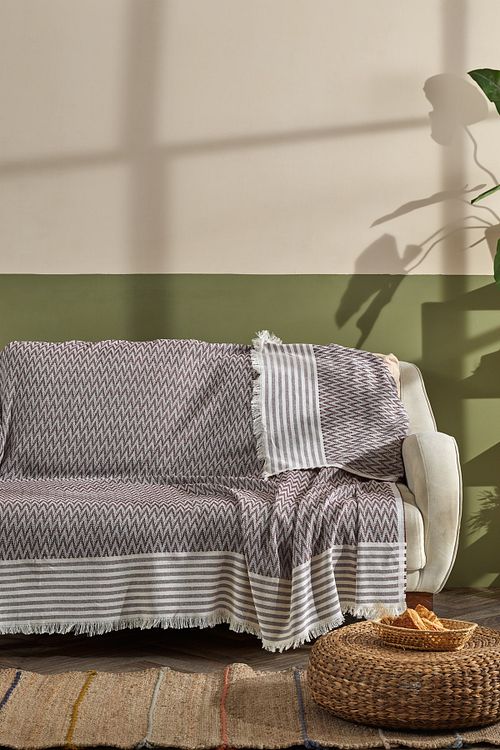 Fushia Trio Natural Keten Koltuk Ortusu Koltuk Sali Fiyati Yorumlari Trendyol