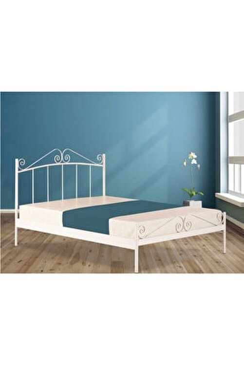 fano paris tek kisilik beyaz ferforje karyola fiyati yorumlari trendyol