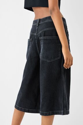 Bershka Fitilli kuma baggy bermuda ort Fiyat Yorumlar Trendyol