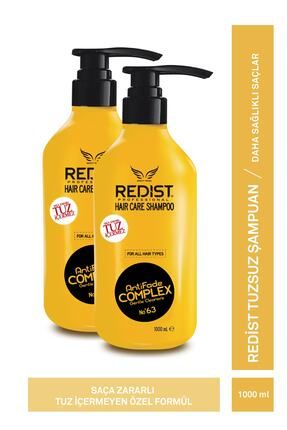 Faydalı, Onarıcı Tuzsuz Şampuan 2 Adet 1000 ml Unisex Ürün, Tuz Içermez Tüm Saçlar