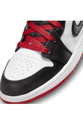 Air jordan 1 mid (bg) gym red/white-black best sale