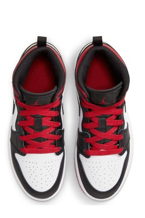 Air jordan 1 mid black gym red price shop