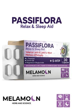 Magnezyum Ve 5-htp Ile Güçlendirilmiş Passiflora (pasiflora) Strese Ve Uykuya Yardımcı 30 Kapsül