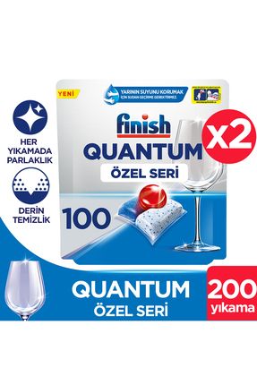 Quantum Özel Seri 200 Kapsül Bulaşık Makinesi Deterjanı Tableti (100 x 2)